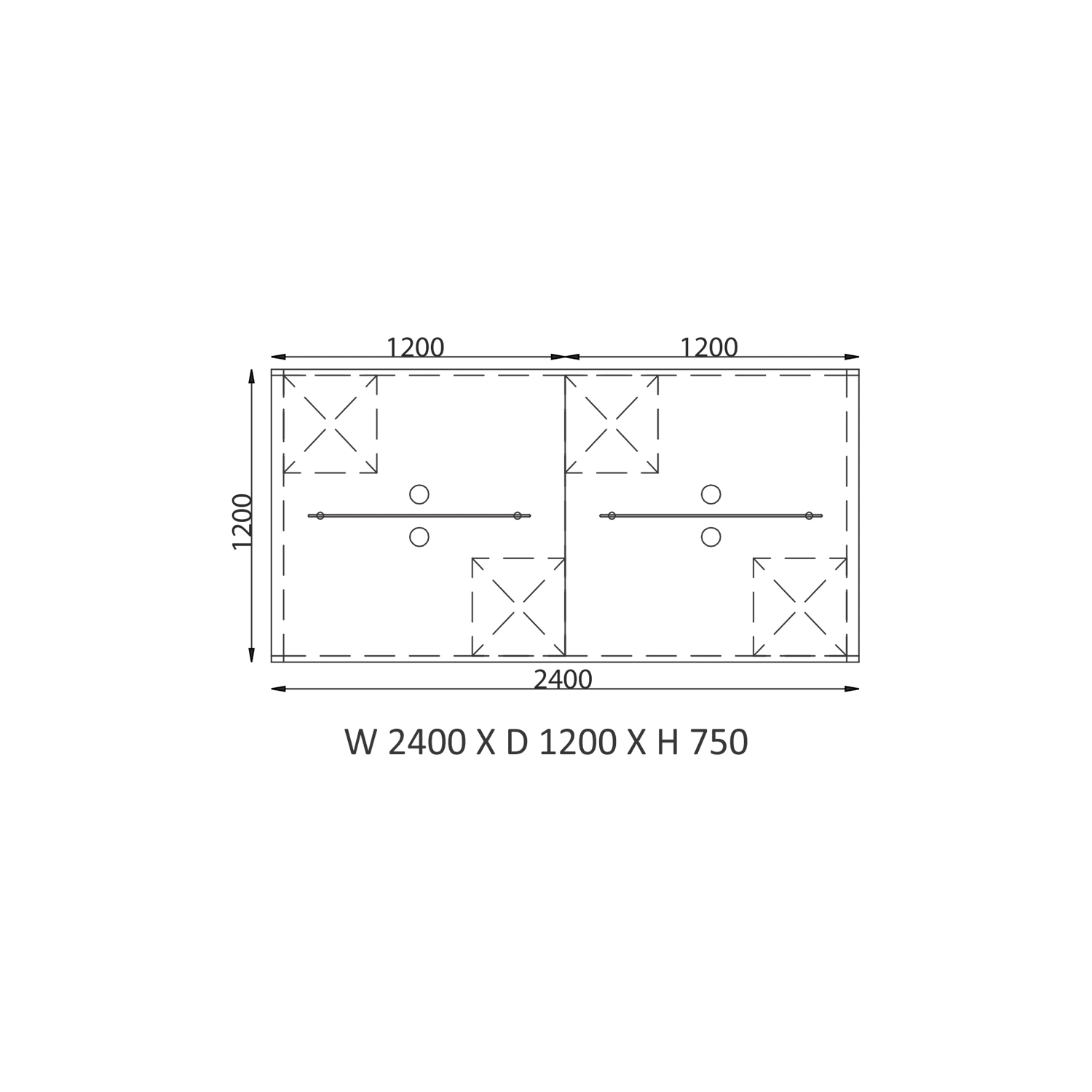 Parco 3 Workstation by Muddi Furniture thumbnail 2