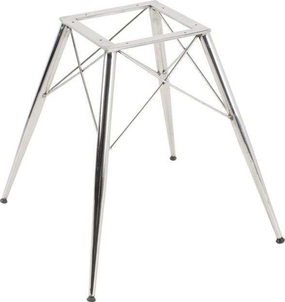 Round Stainless Steel Cafe Table in stainless steel — Stainless steel