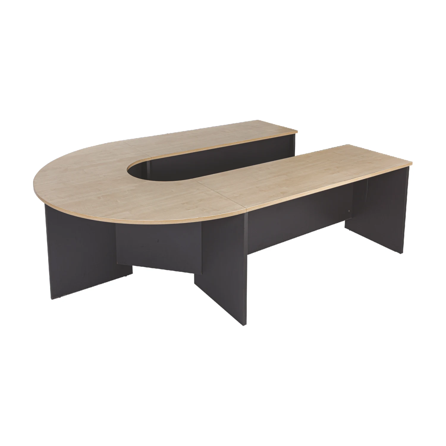 Conference 15 Table in particle board — Edge banded