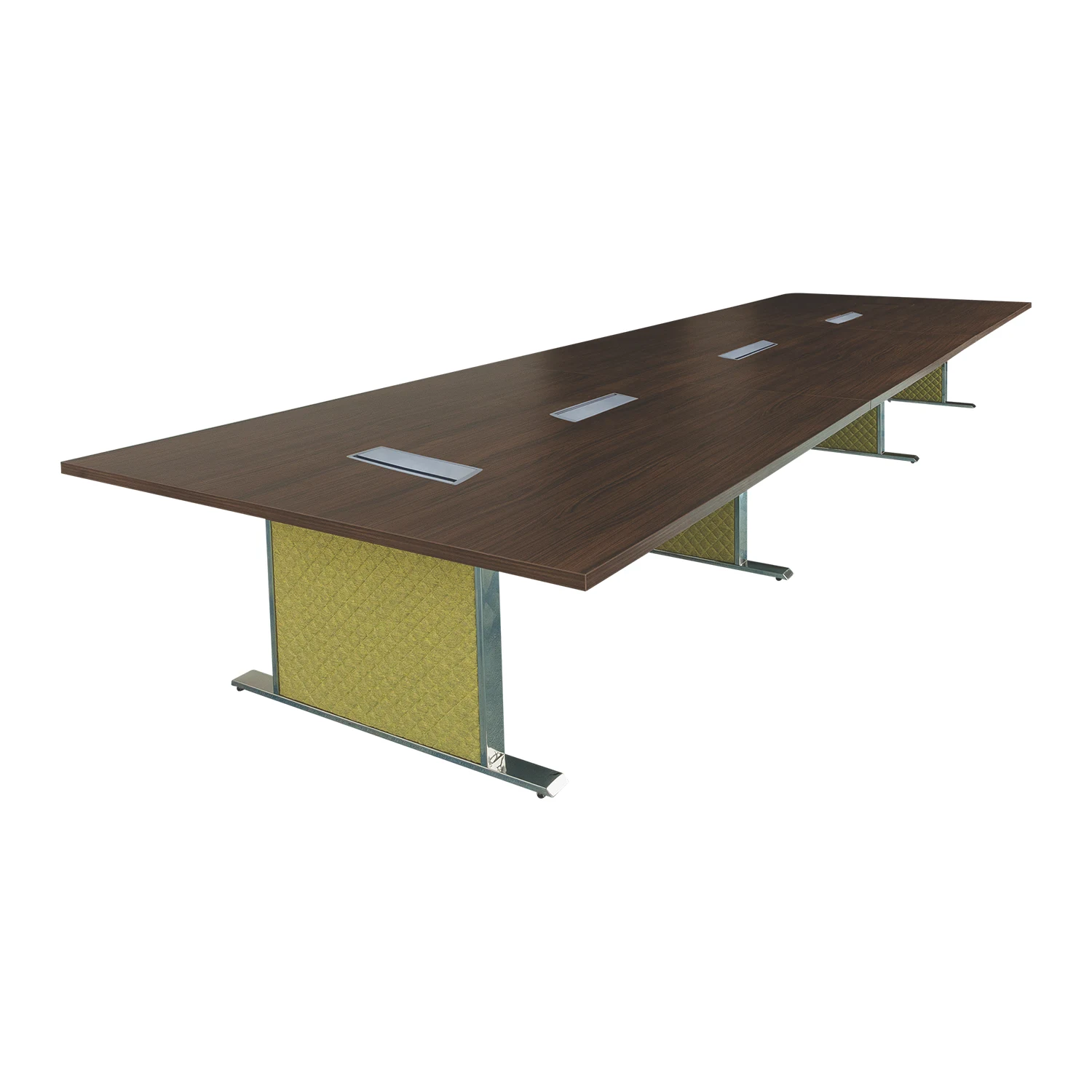 Conference 11 Table in particle board — Edge banded