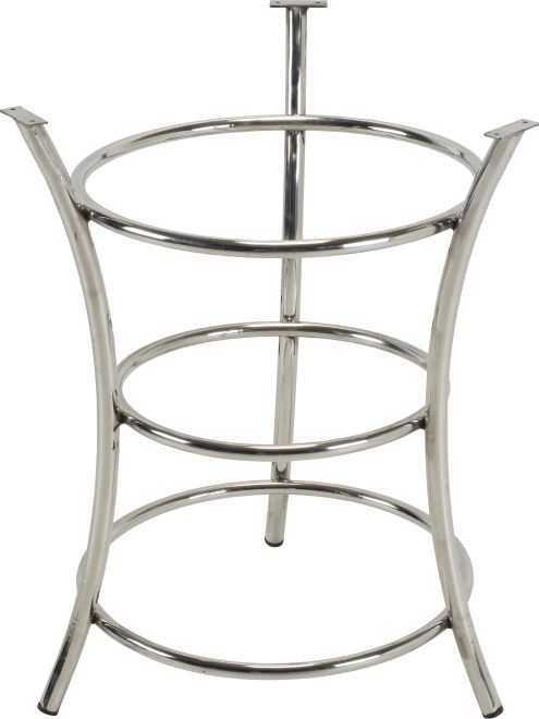 4-Seater Cafeteria Table in laminated top — White laminate