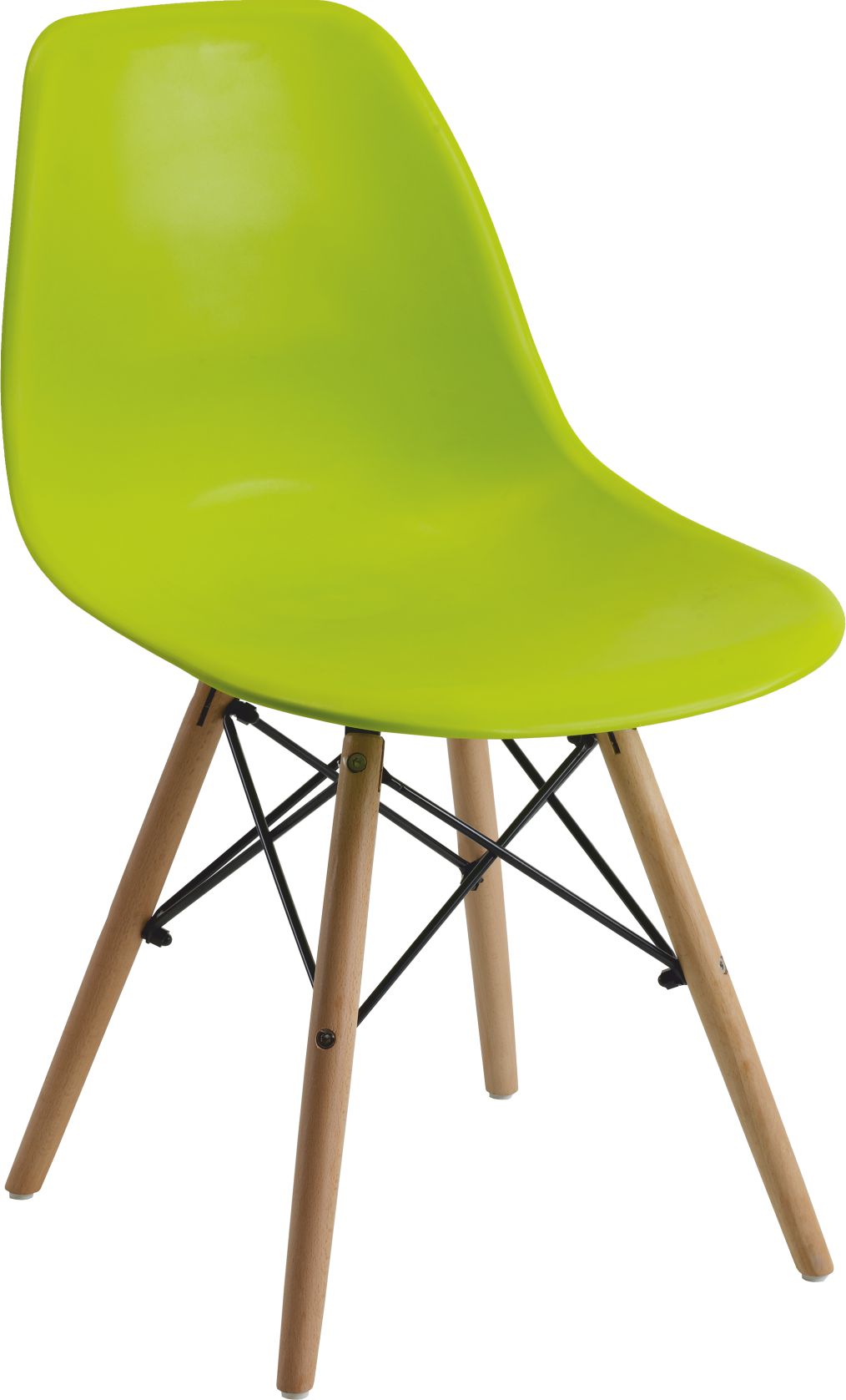 Stylish Plastic Cafe Chair in virgin plastic — Glossy