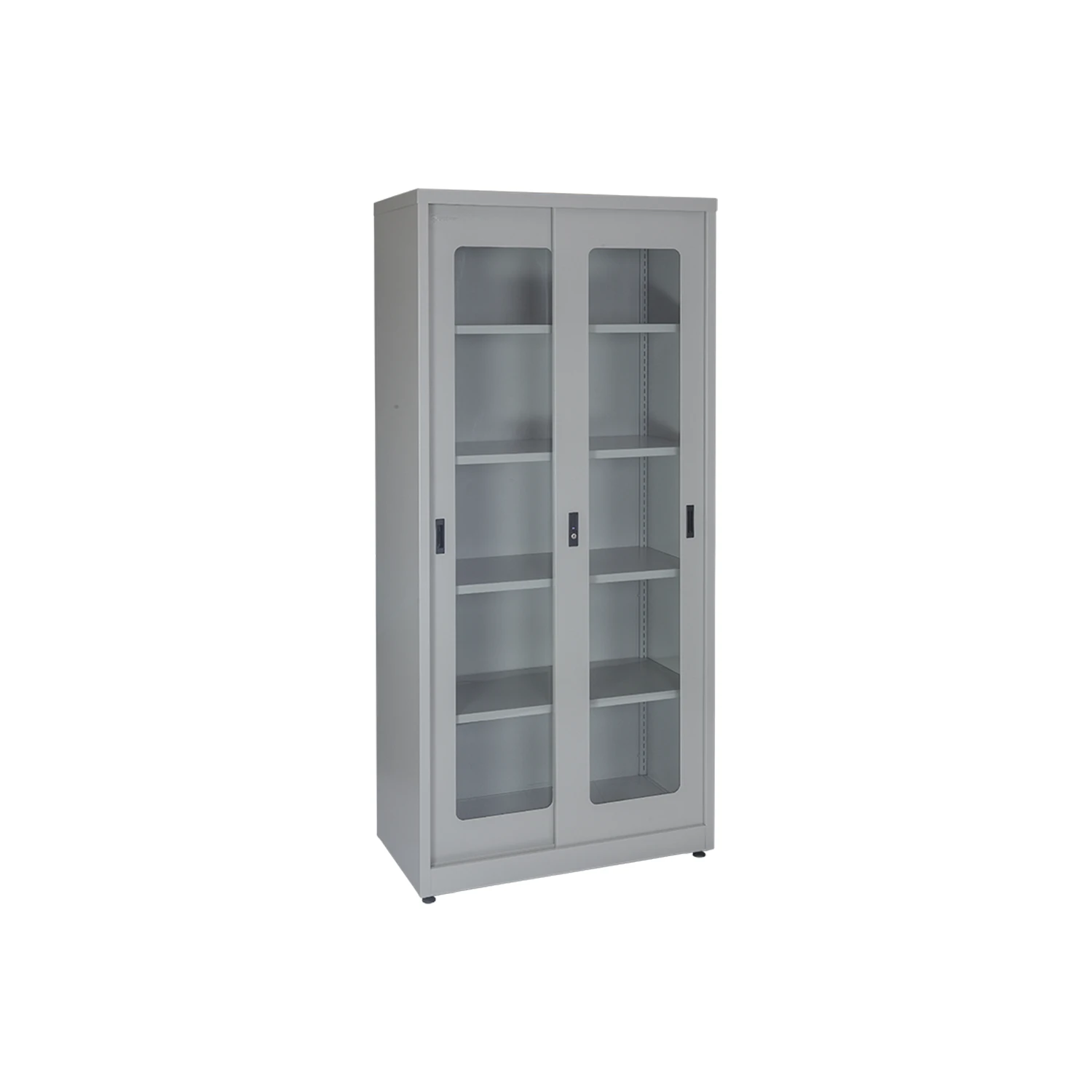 GMS 43 A Metal Storage in steel with glass — Contact for finish options