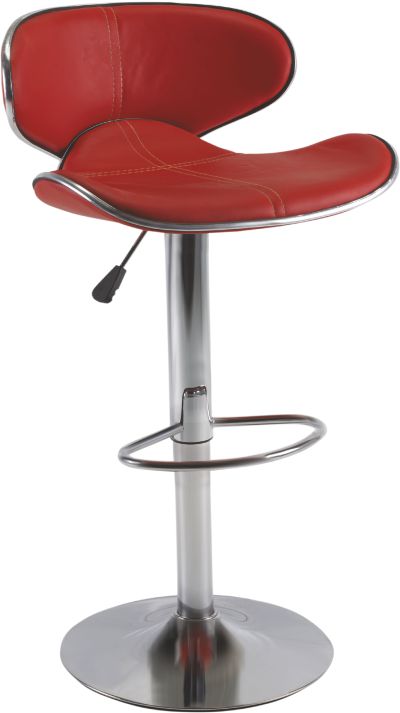 Bar Stool Metal Wood Finish in metal with wood finish — Wood finish