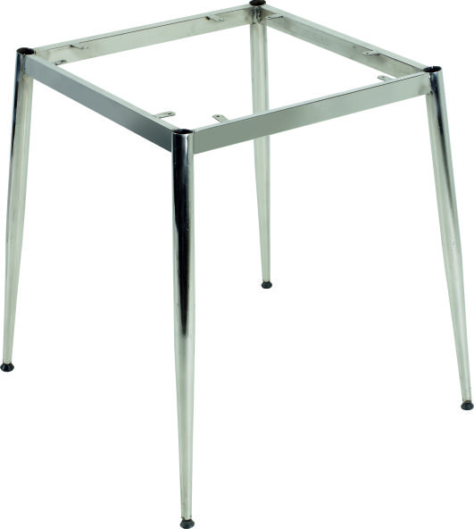 6-Seater Stainless Steel Canteen Table in stainless steel — SS 304 matte
