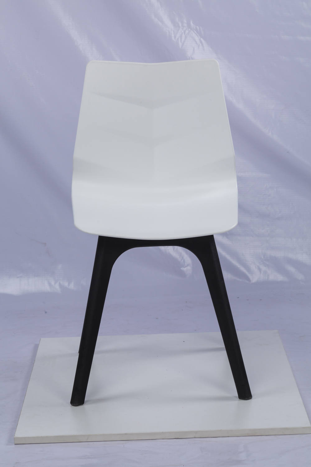 Sweden Cafe Chair in metal with wood finish — Wood finish coating