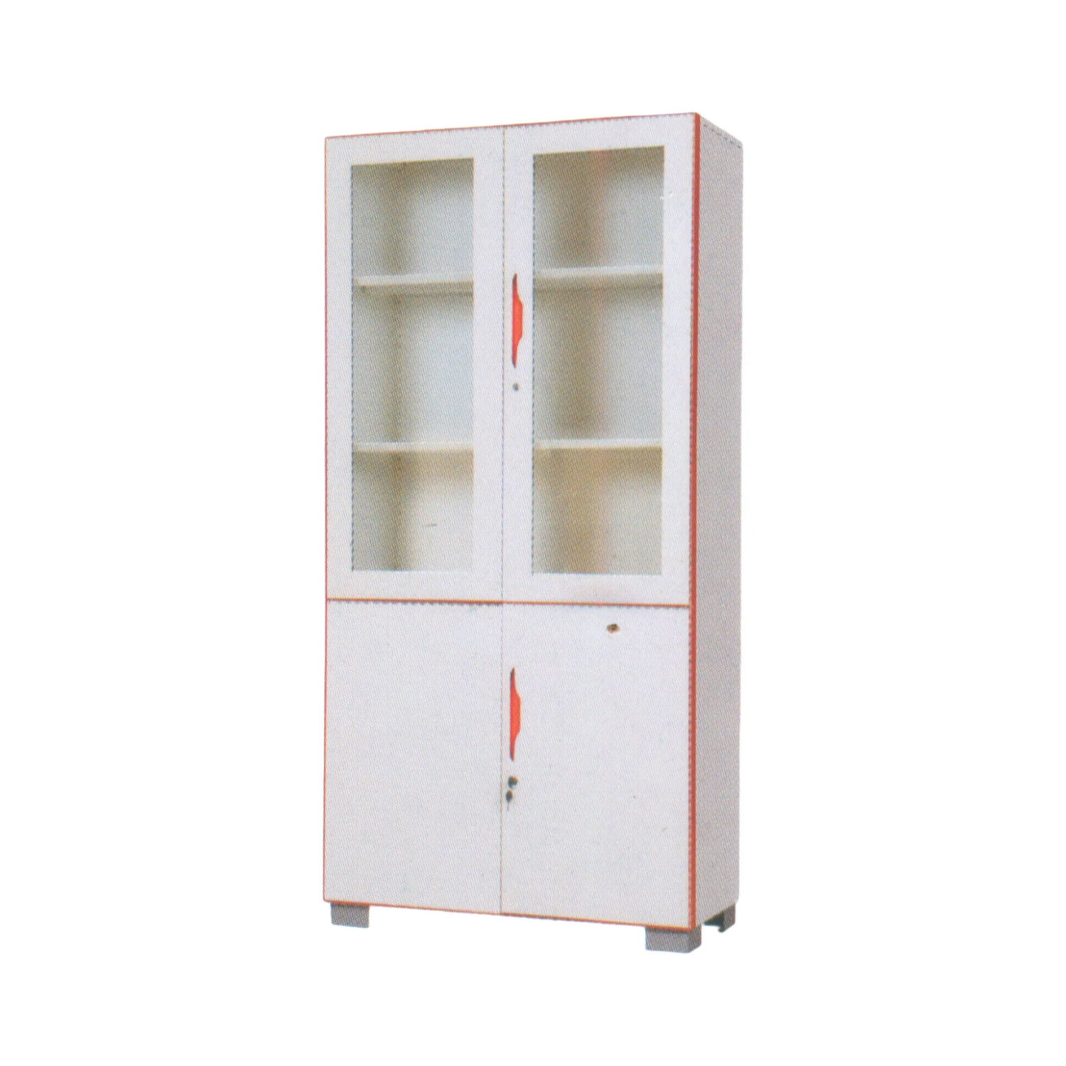 GMS 12 Metal Storage in steel with glass — Contact for finish options