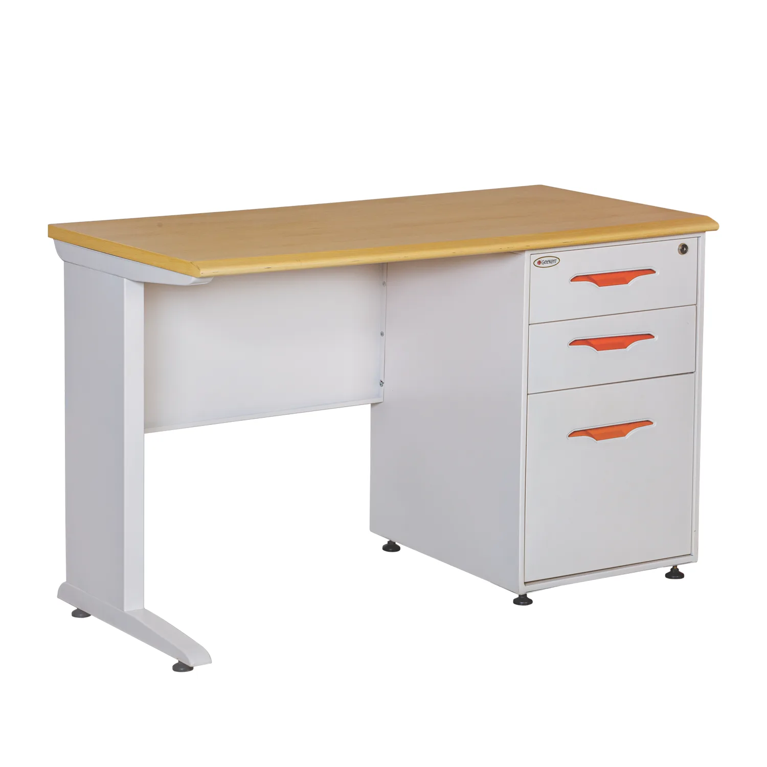 Classic 18 Office Desk in particle board top — Powder coated
